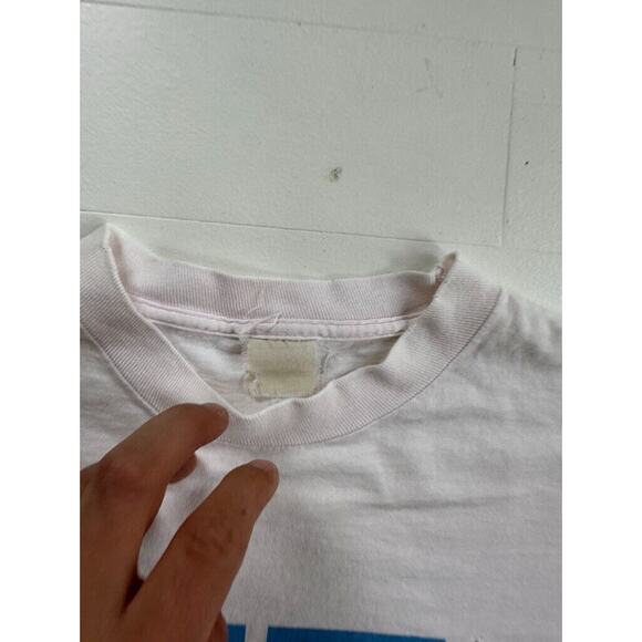 Vintage 90s Guess U Single Stitch Pink T-Shirt XL 24 x 31 - Picture 5 of 6
